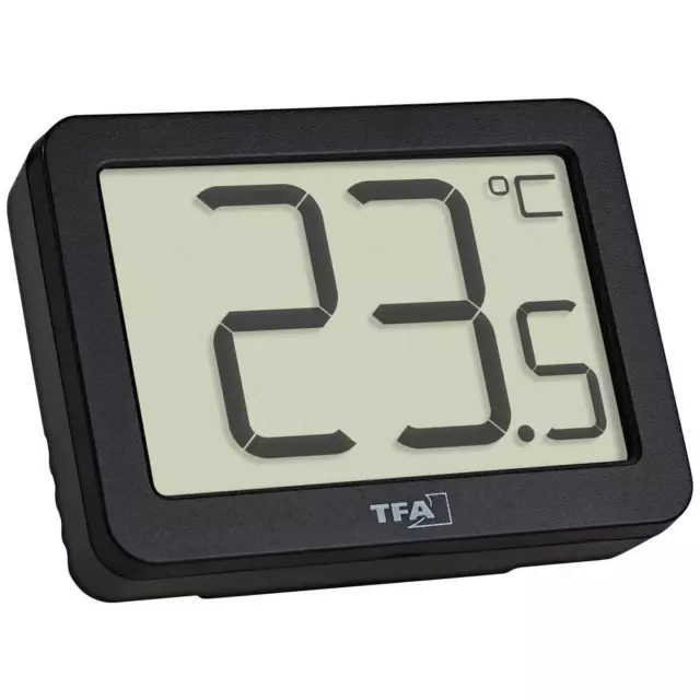 TFA Dostmann Digitales Thermometer Thermomètre noir