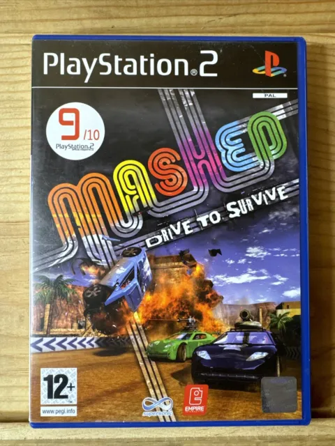 Mashed Drive to Survive Sony Playstation 2  Version PAL FR Sans Notice Testé PS2