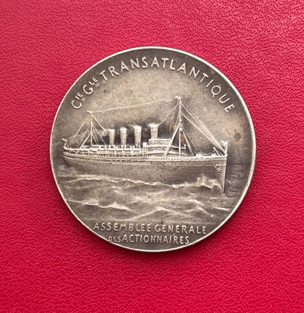 Frankrijk - AE Médaille 'Compagnie Générale Transatlantique - Catawiki