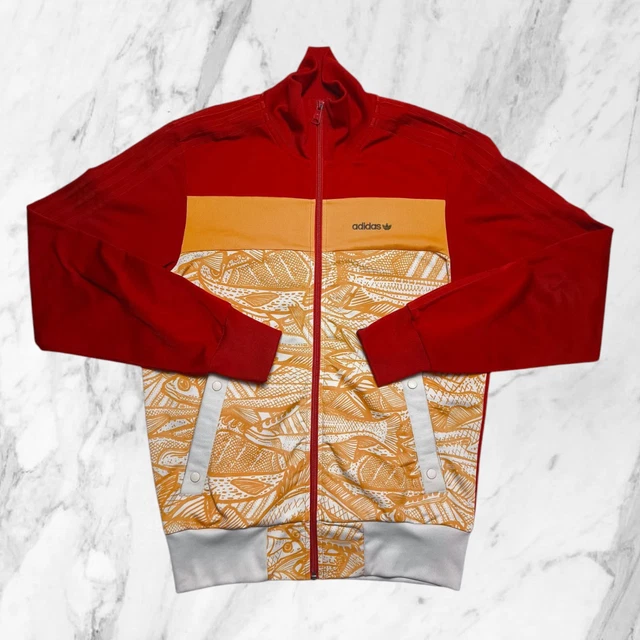 Veste De Survêtement Vintage ELLESSE Années 80 - Taille 40, Rose, Femme, Comme Neuve