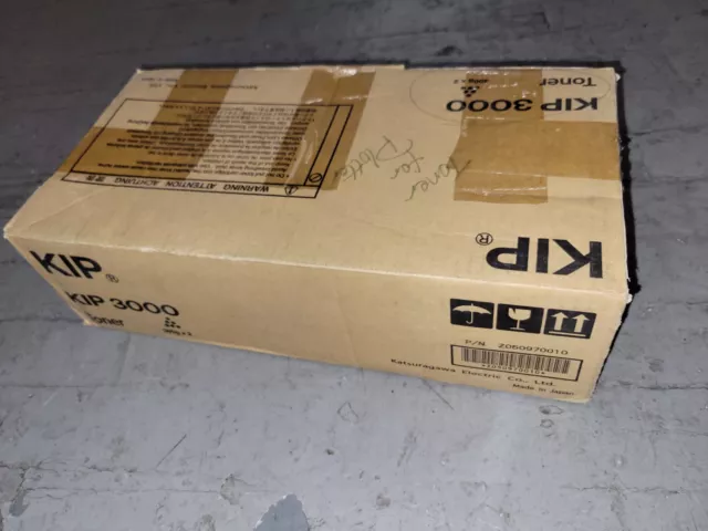 Genuine Kip 3000 Black Toner Cartridges Box of 2 New in Box