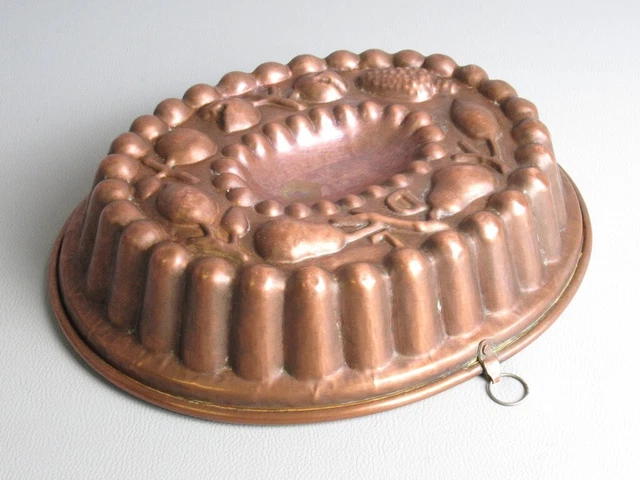 Molde para Pasteles Formella de Cobre Ornamento Cocina Restaurante Oval Xx Sec
