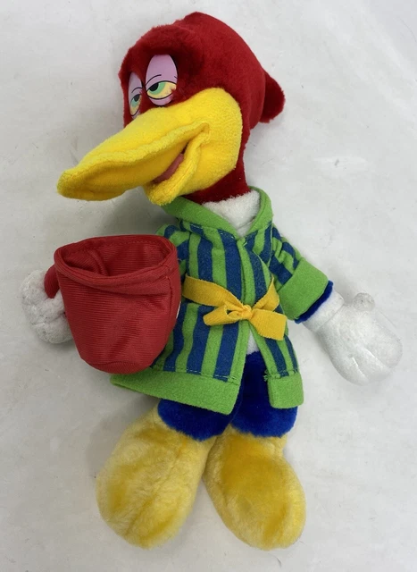 UNIVERSAL STUDIOS WALTER Lantz Woody Woodpecker ‘Got Coffee?’ Soft Toys