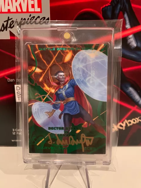 2022 Marvel Masterpieces Battle Spectrum Gems AUTO Dr. Strange/Dormammu #07/10