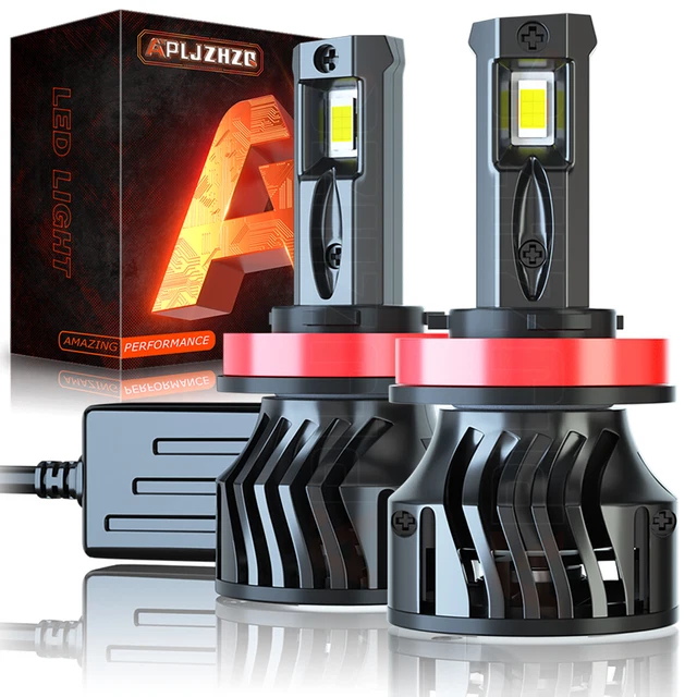 Canbus 9005 H11 LED Headlight Bulbs Conversion Kit High + Low Beam