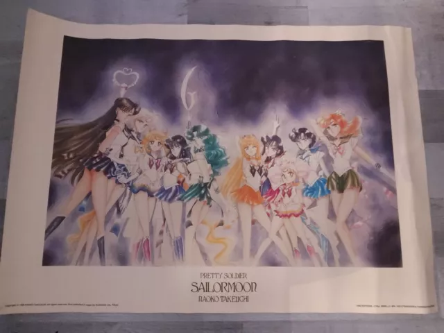 Sailor Moon Lithographie Naoko Takeuchi  Poster Anime print Pretty Solder