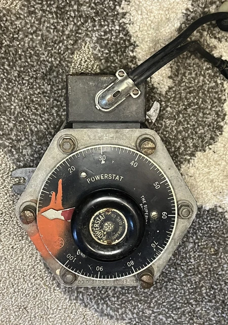 Vintage Superior Powerstat Transformer Theatre Dimmer 2000watts (tested working)