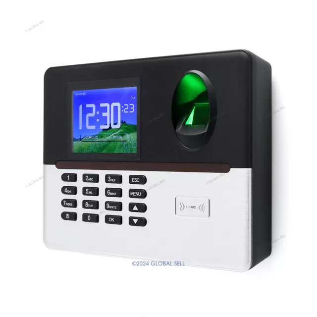 WIFI Biometric Fingerprint Attendance Time Clock With RFID Card Reader 3