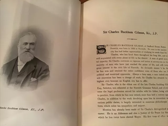NORFOLK Leaders - c1907 Druck - Charles Rackham GILMAN - Stafford H Eaton Norwich