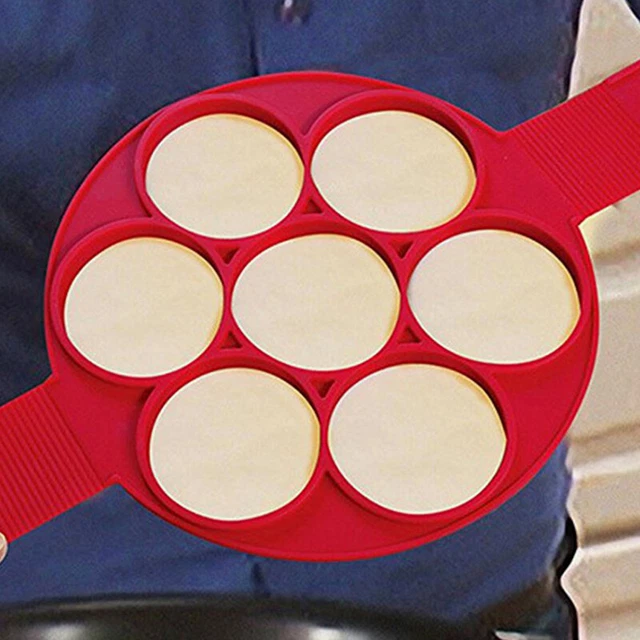 Anillo antiadherente de moldes para panqueques de Navidad silicona molde para huevos fritos panqueques Ma-qi -AH