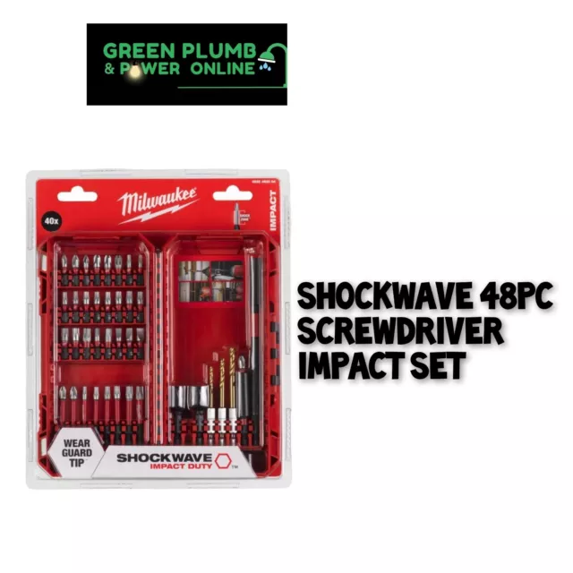 Milwaukee 4932492005 48 Piece ShockWave Impact Duty Screwdriving & Drilling Set