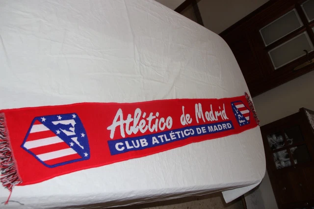 Écharpe Officielle Atletico Madrid En Laine - BUFANDA DE FUTBOL BENDITA AFICION, Neuve Avec étiquette