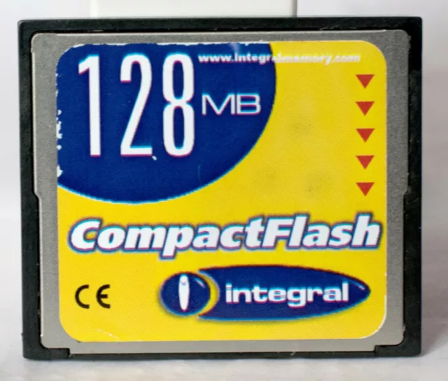 Integral 128MB compact flash card.