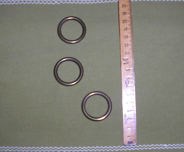 AccEncyc Anelli Per Tende In Metallo Nero – 40 Pezzi Con Occhielli, 30mm, Portata 2,7kg
