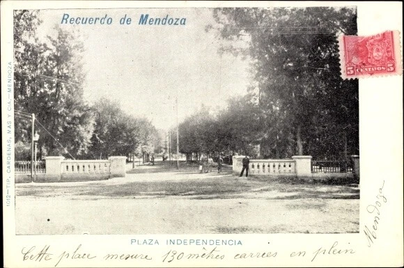 Ak Mendoza Argentinien, Plaza Independencia - 3902575