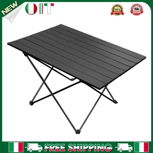 Tavolo Pieghevole Da Esterno Night Cat - Regolabile In Altezza, Leggero E Portatile Per Campeggio - Foto 13