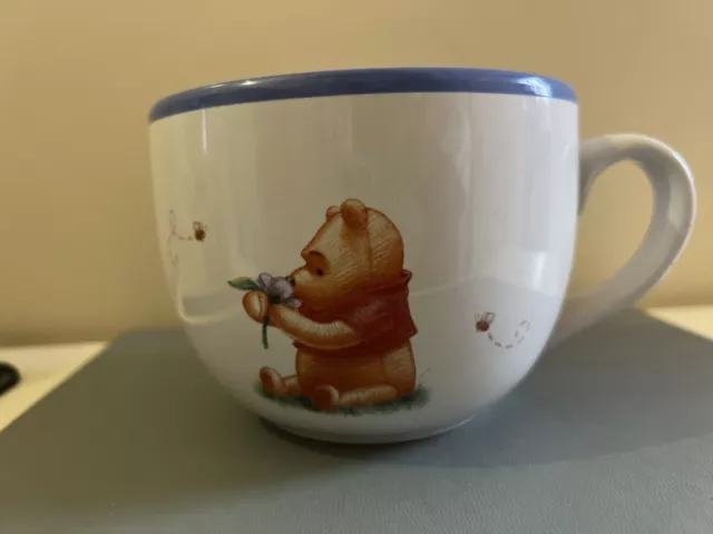 SIMPLY POOH Winnie the Pooh cappuccino Coffee mug OFFICIAL DISNEY STORE Gift VGC