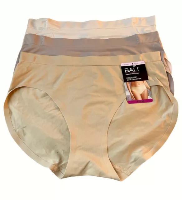 Bali Women Comfort Revolution Microfiber Brief Panties 803J Pink 3-Pk Size  8/9