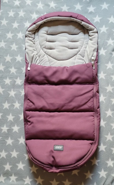 Mamas And Papas Cold Weather Plus Footmuff Cosy Toe Bag in Plum Wine Mulberry