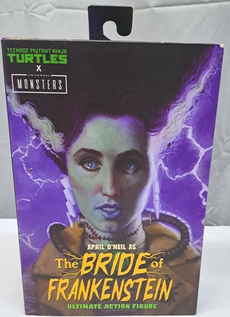 Universal Monsters x Teenage Mutant Ninja Turtles April O'Neil as The Bride NEW