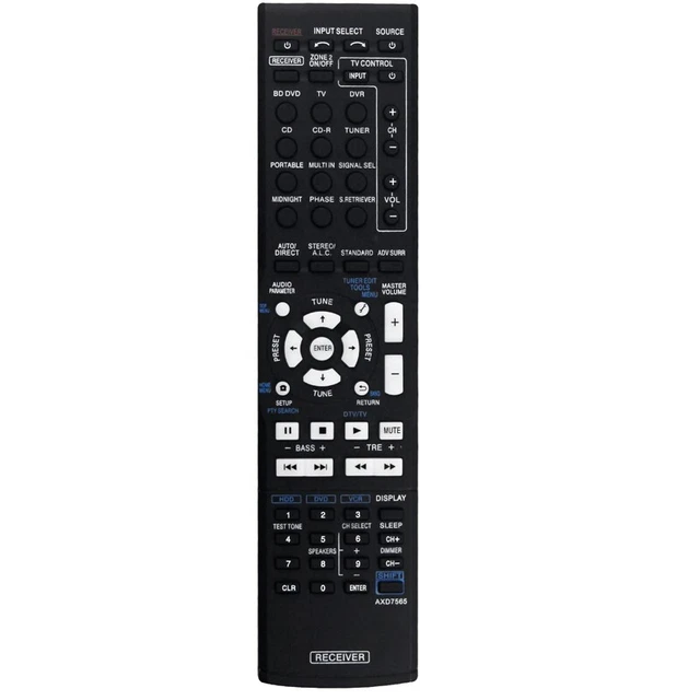 AXD7565 Telecomando di sostituzione per VSX-324-K AXD7565 VSX-819H VSX-828-S VSX-921 Hom I2I5