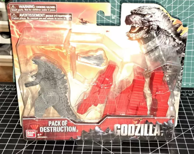 2014 Bandai Godzilla Pack of Destruction New and Sealed