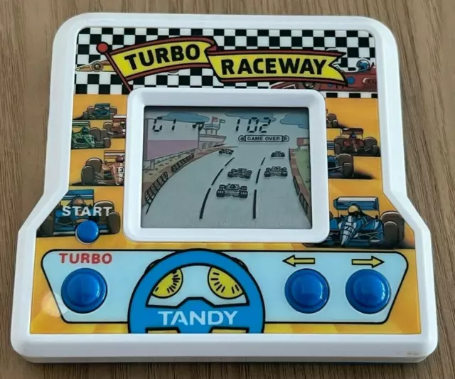 Pristine/Mint Tandy Turbo Raceway 1990s LCD Game -🔥Was £200.00, Now £85.00🔥