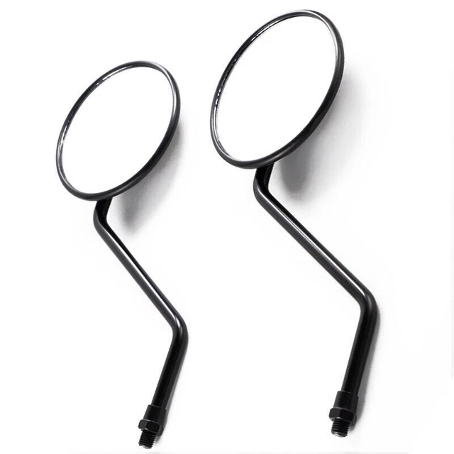 2PCS Motorcycle Mirror Dirt Bike Rearview Side Mirrors Universal For 10mm Thread