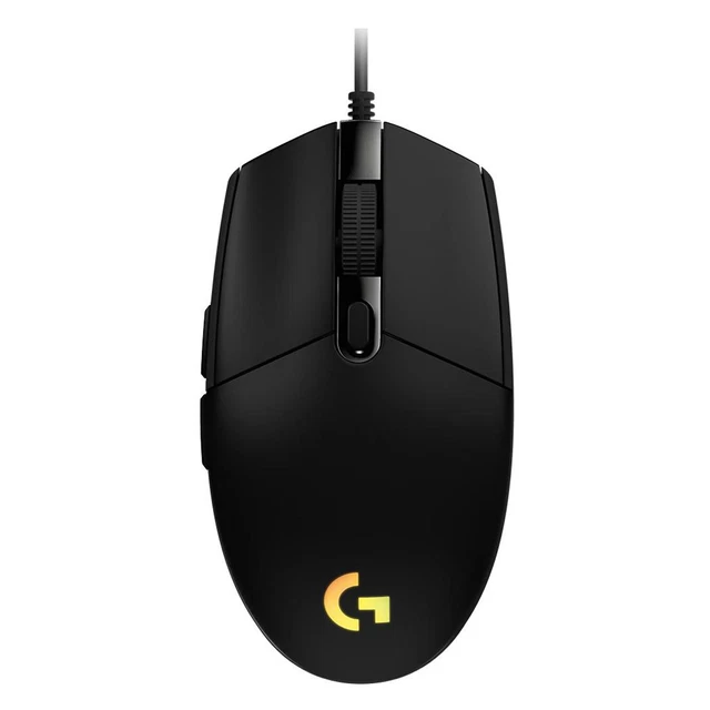 LOGITECH G203 LIGHTSYNC Gaming Maus USB Schwarz Mouse RGB-Hintergrundbeleuchtung