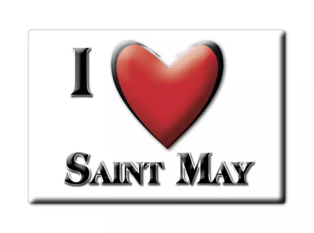 Saint May, Drôme, Auvergne - Magnet France Souvenir Aimant De Réfrigérateur