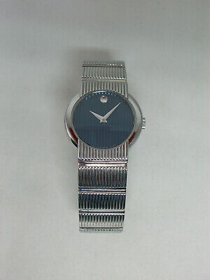 Movado Museum Concerto 84.G4.1842 Stainless Steel Ladies 26mm Blue Dial