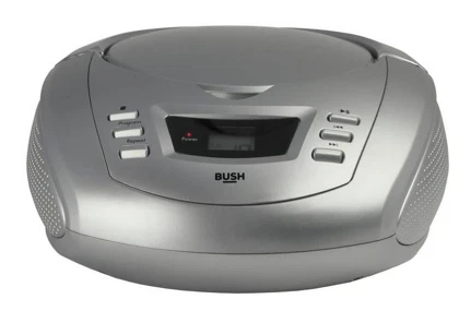Bush CD Radio Boombox - Argento