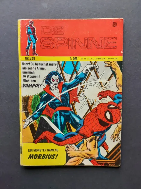 BSV WILLIAMS - HIT COMICS - DIE SPINNE Nr. 238 (mit Morbius) / Z2-