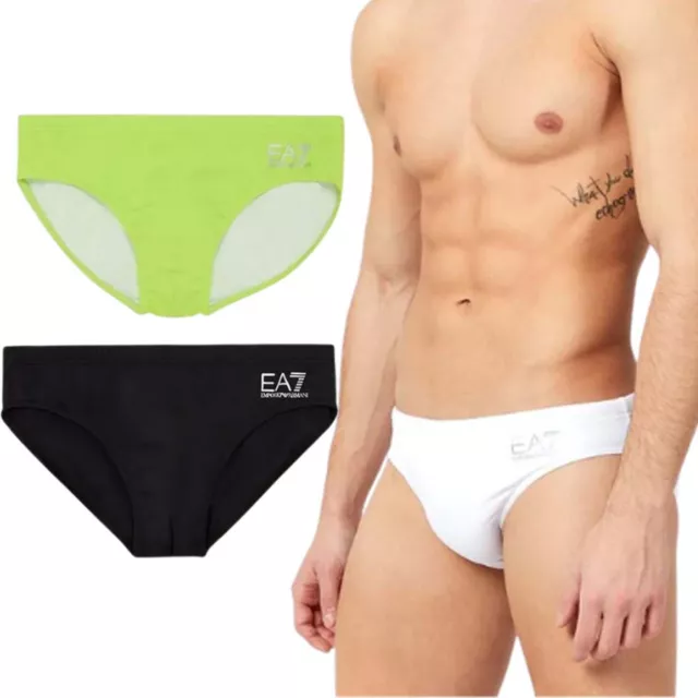 Costume Slip Armani Ea7 901000 Cc704 Logo Mare Piscina