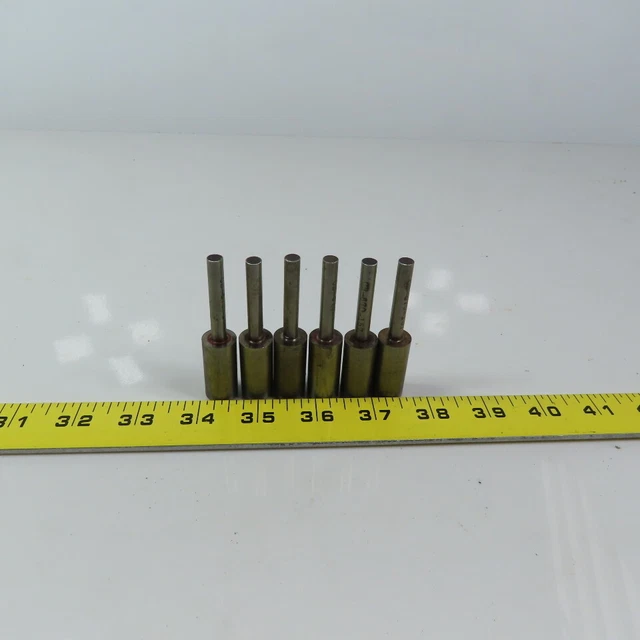 Carbon Steel Counter Bore Pilot 37/64" x 1/4" x 1-1/4" Depth Lot of 6