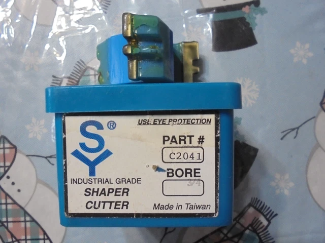 SY C2041 Shaper Cutter Glue Joint 3/4" Bore Industrial Grade NEW IN BOX