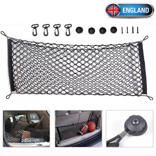 Universal Car Boot Van Truck Cargo Large Net Bungee Cord Hook Luggage Roof Rack