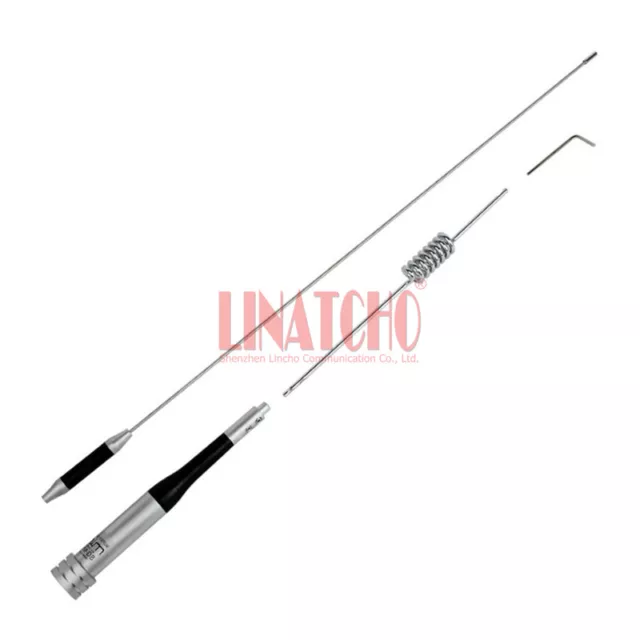 SG-507 VHF UHF 144/430MHz Dual-band High Gain Mobile Radio Whip Antenna PL259 2