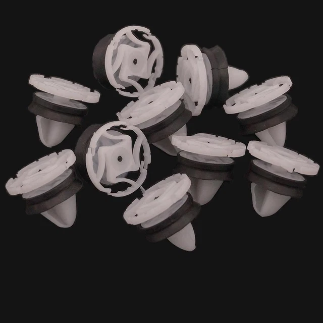 Lot De 10 Clips De Garniture De Panneau De Porte Pour BMW E46 Coupé - Blanc