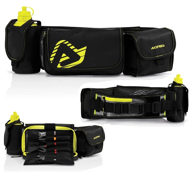Poche Enduro Hip Belt Acerbis Profile Waist Pack Outil Pach Noir 3 Litres