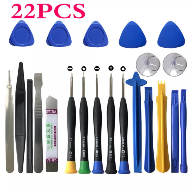 22 in 1 Mobile Phone Repair Tools Kit Set Spudger Pry Opening Tool Screwdriver