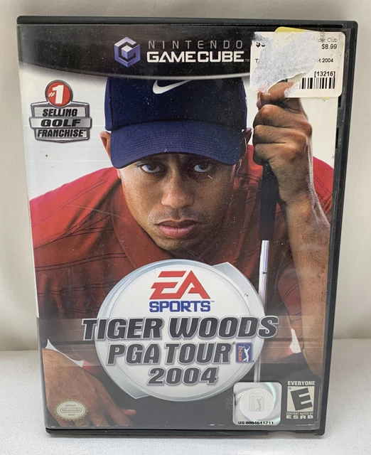Tiger Woods PGA Tour 2004 (Gamecube, 2003) Complete In Box CIB w/Manual TESTED