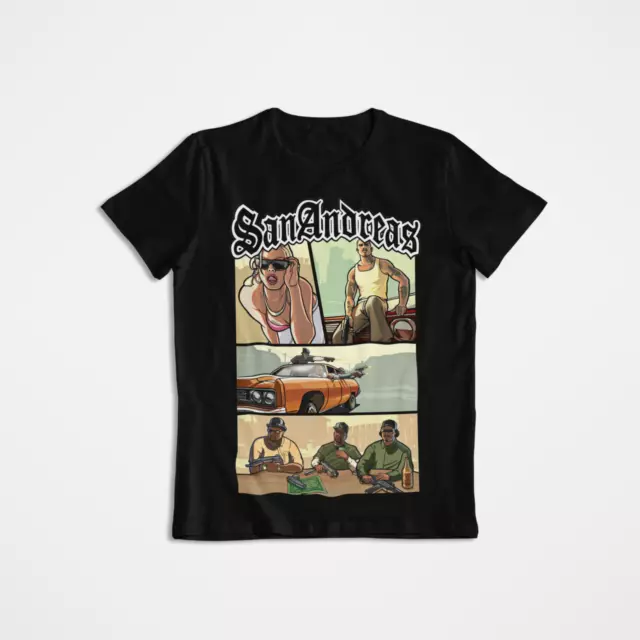 GTA, Grand Theft Auto,  San Andreas, Vintage Graphic T-Shirt