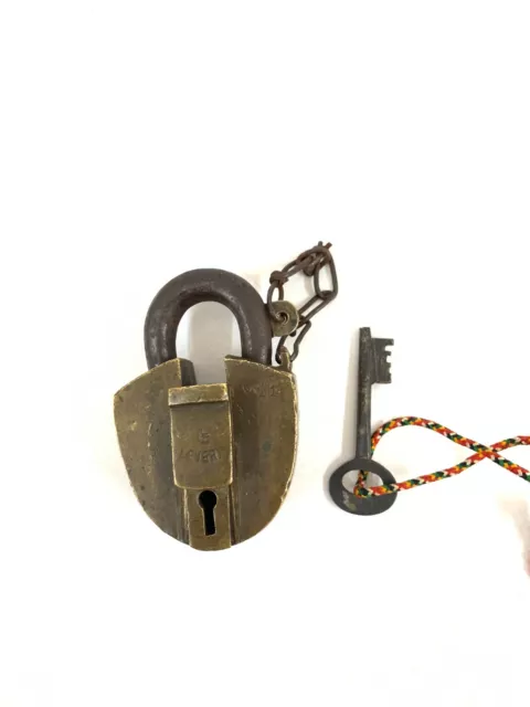 Vintage Brass Indian lock