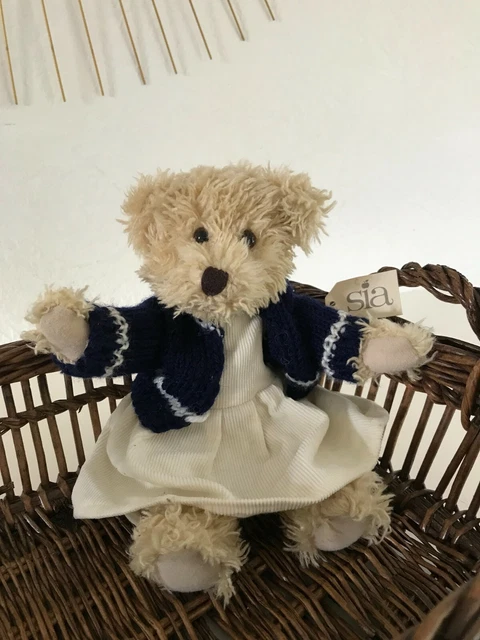 PELUCHE DOUDOU Nounours Ourson SIA Hauteur 25 Cm Debout EUR 20 00 PicClick FR