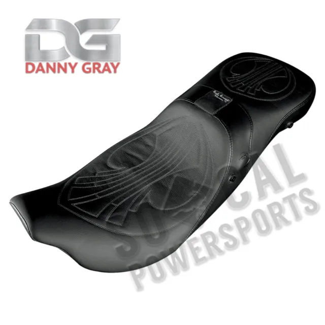 Danny Gray Airhawk Weekday 2-Up XL Backrest Capable Seat-Drag Stitch-21-420DAIR