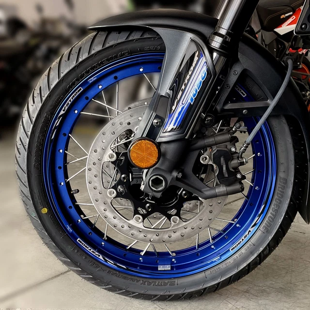 Autocollants 3D pour Roues 17 19 Pouce Compatible Avec Moto Suzuki V-Strom 1050