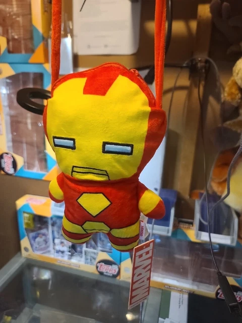 Marvel Avengers CellPhone Plush Pouches: Iron Man Captain America Spider-Man