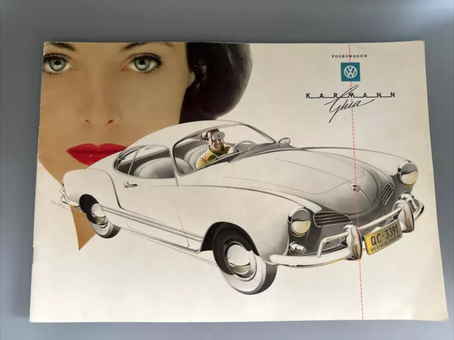 Volkswagen VW Karmann Ghia  OEM  Sales Brochure Instructions Repair Vintage Rare