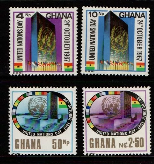 Ghana 1967 United Nations Day SG487-90 Mint